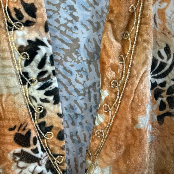 Kirks Folly DreamKeeper Collection Beaded Kimono Jacket Size 1X - Picture 4 of 9